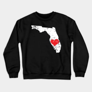 <3 Florida Love Gift T Shirt for Men Women and Kids Crewneck Sweatshirt